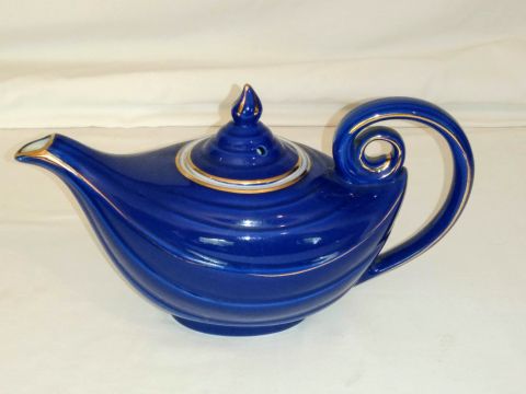 Vintage Hall Royal Blue Teapot