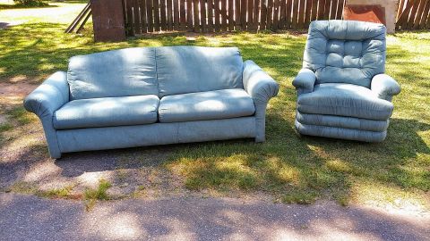 Berkline Sofa Couch Bed & Recliner